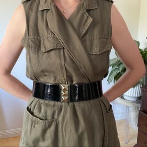 H&M Patent Leather Belt